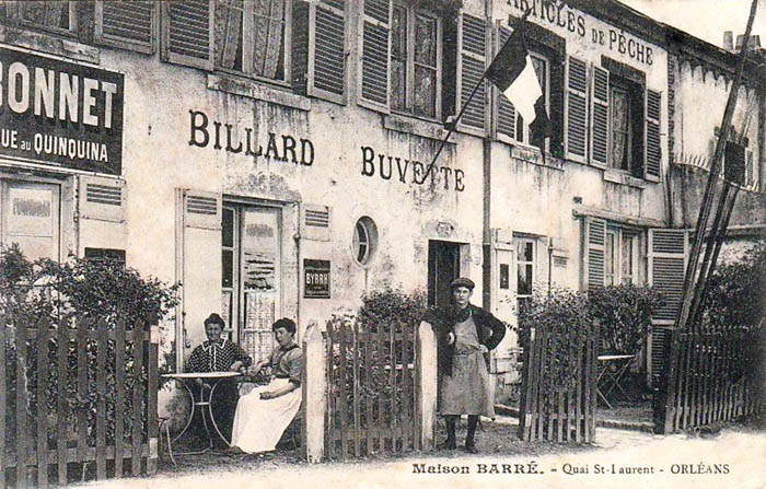 Orléans - Quai Saint-Laurent - Maison Barré, 1913 carte_postale