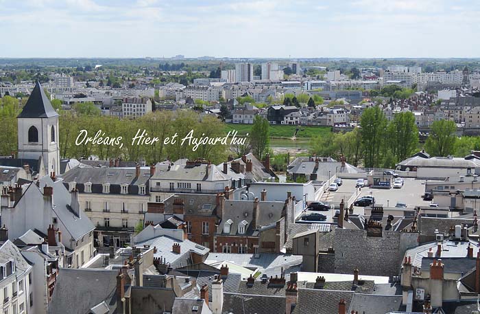Orléans - Vue générale, du haut du beffroi - Vers Saint-Marceau, Mai 2016 photo